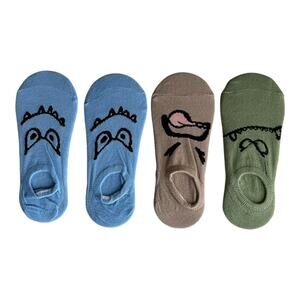 Women’s Cute Cartoon No-Show Socks (Set of 4)